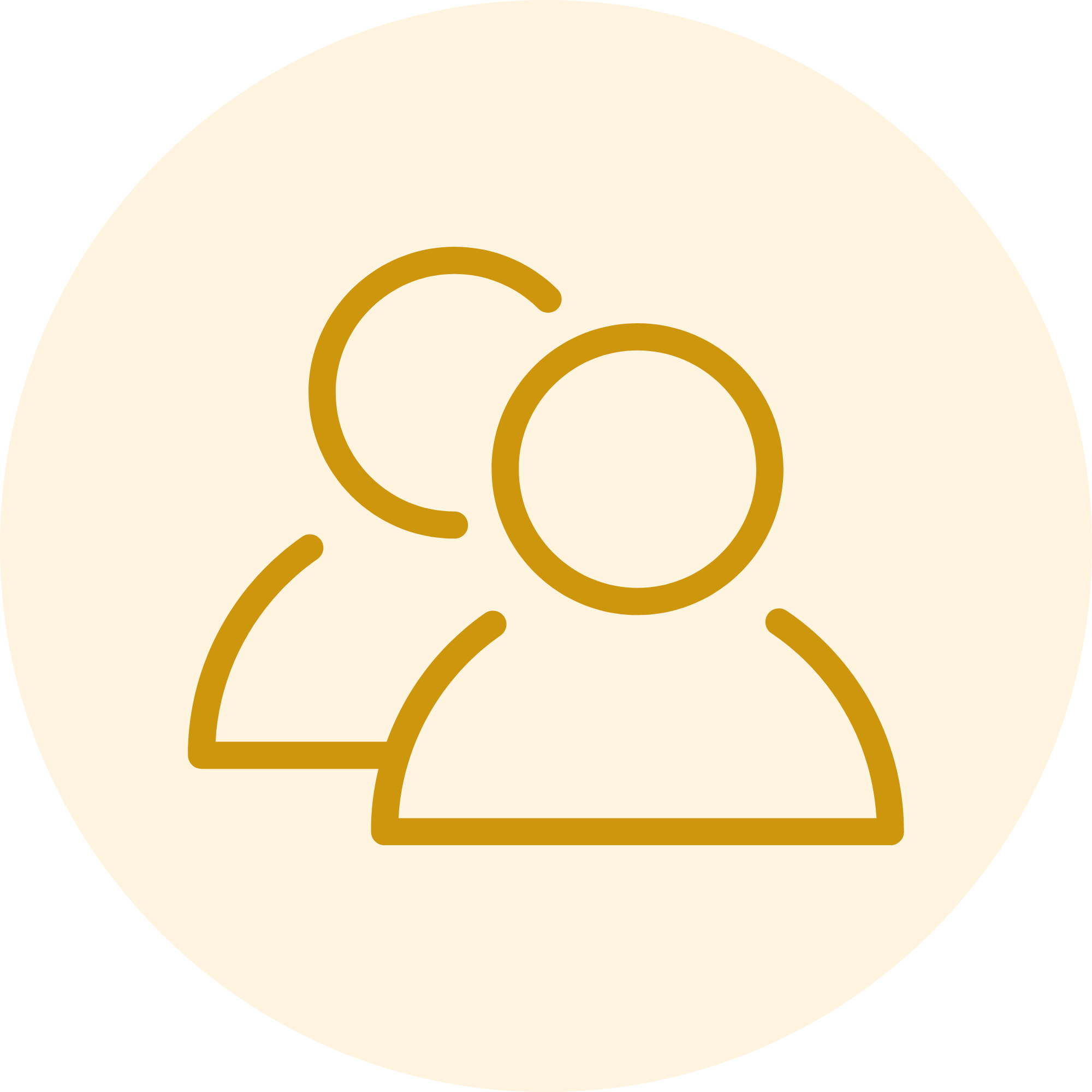 Faith and Community icon — two people representing G.A.C.A.C.'s community outreach