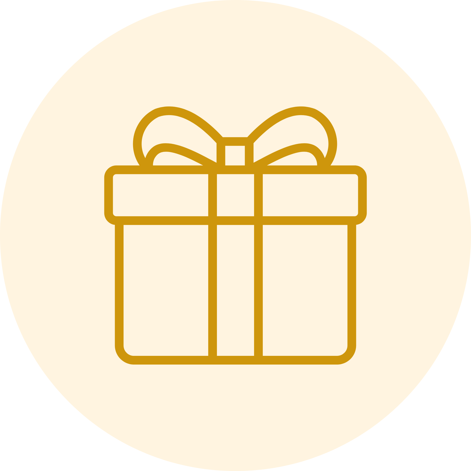Give a Child a Christmas icon — wrapped gift box representing holiday gift-giving program